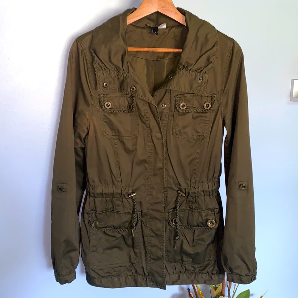 Olive Green Utility Jacket